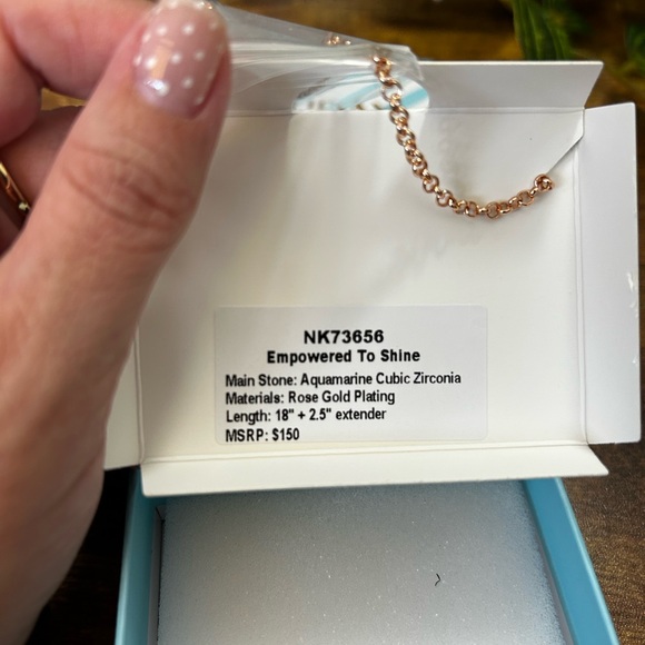 Bomb Party March 2026 Necklace, Rose Gold - Picture 2 of 2